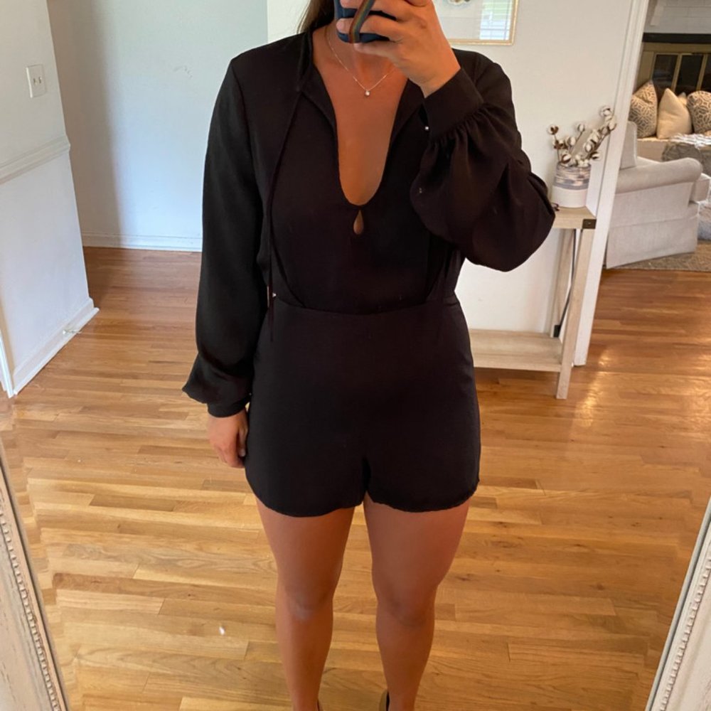 Finders Black Romper